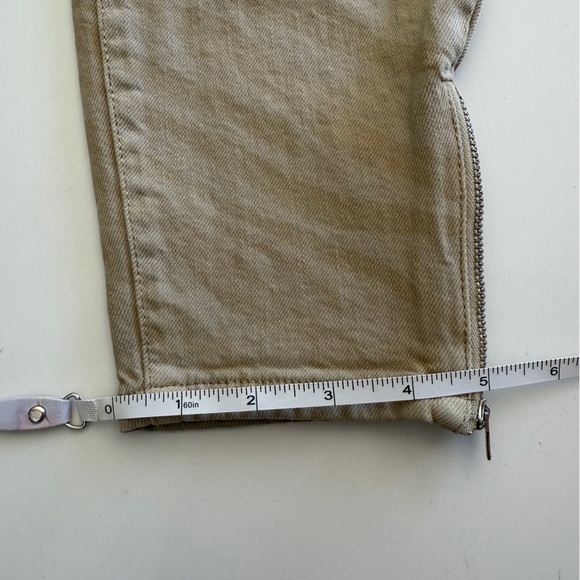 Banana Republic-Heritage-Khaki Tan-Zebra-Zipper Detail-Skinny-Pant-Safari-28 - Picture 10 of 15